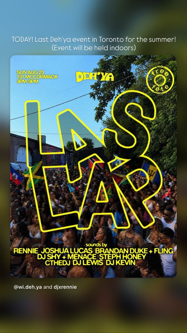LAS LAP, Sun, Aug 23, McCormack Warehouse, Mount Dennis