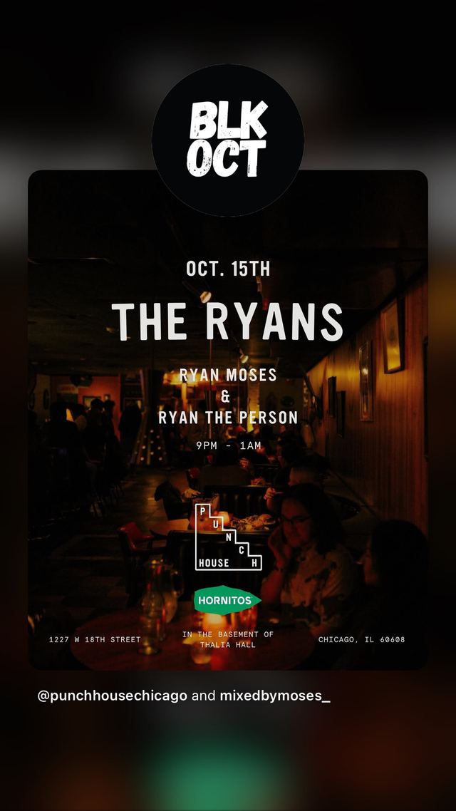 THE RYANS, Thu, Oct 15, Punch House