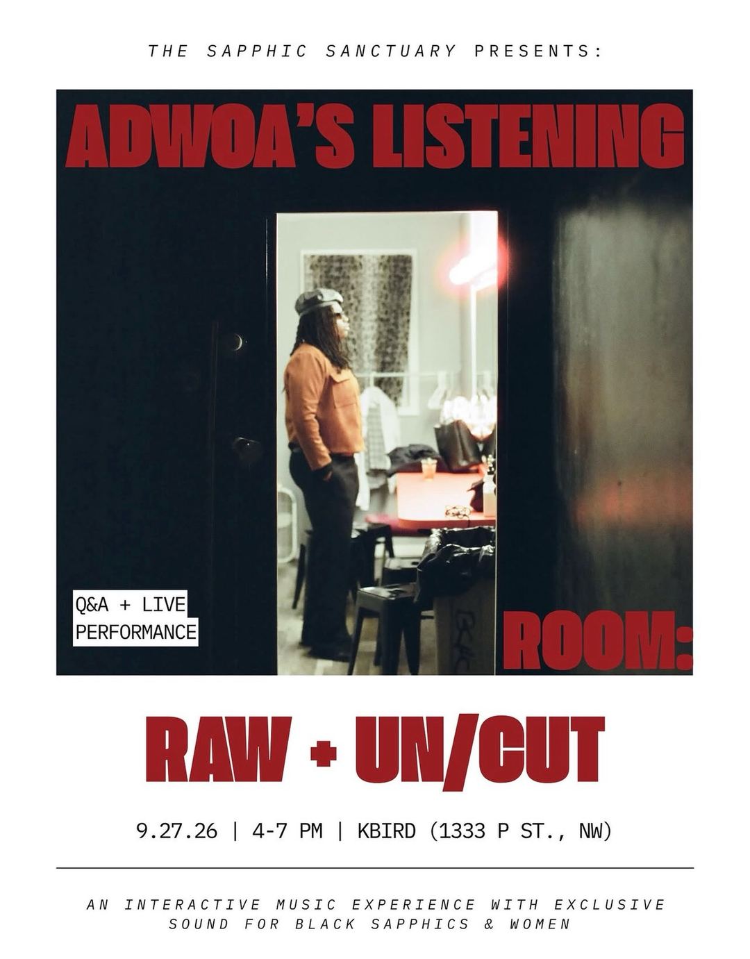 Adwoa's Listening Room: Raw + Un/Cut