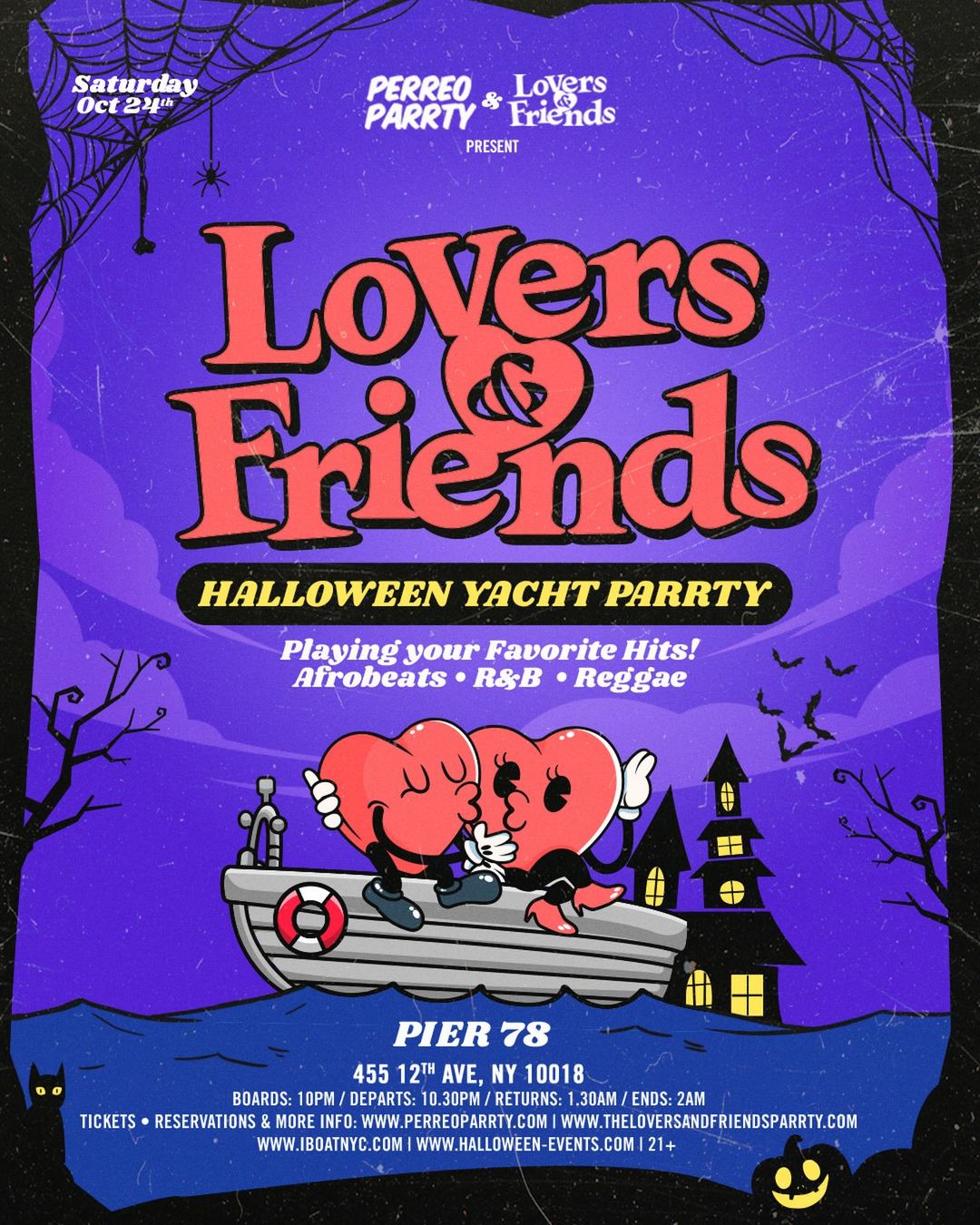 Lovers & Friends Halloween Yacht Parrty