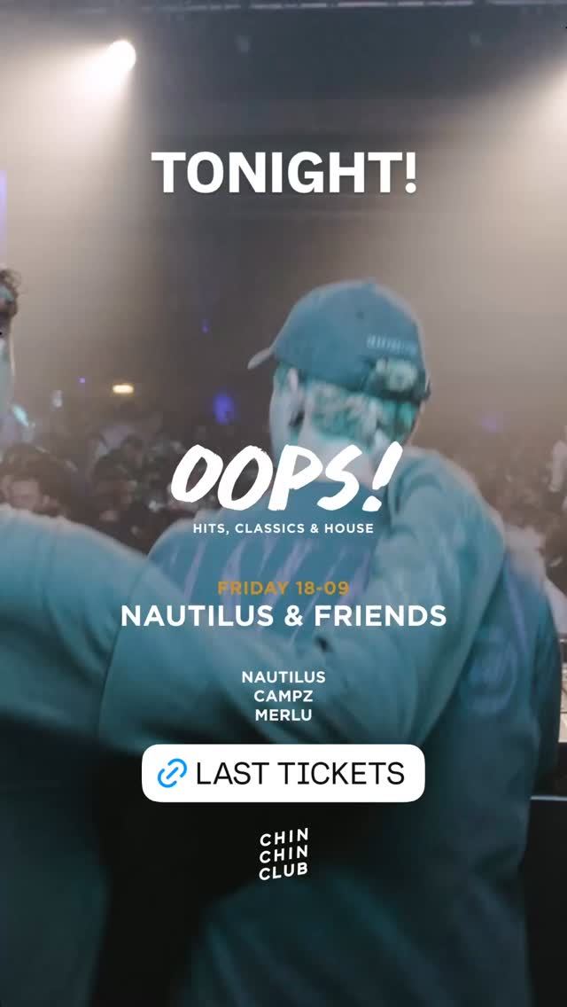OOPS!, Fri, Sep 18, Chin Chin Club