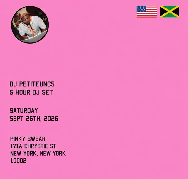 DJ PETITEUNCS 5 HOUR DJ SET, Sat, Sep 26, Pinky Swear, Lower East Side