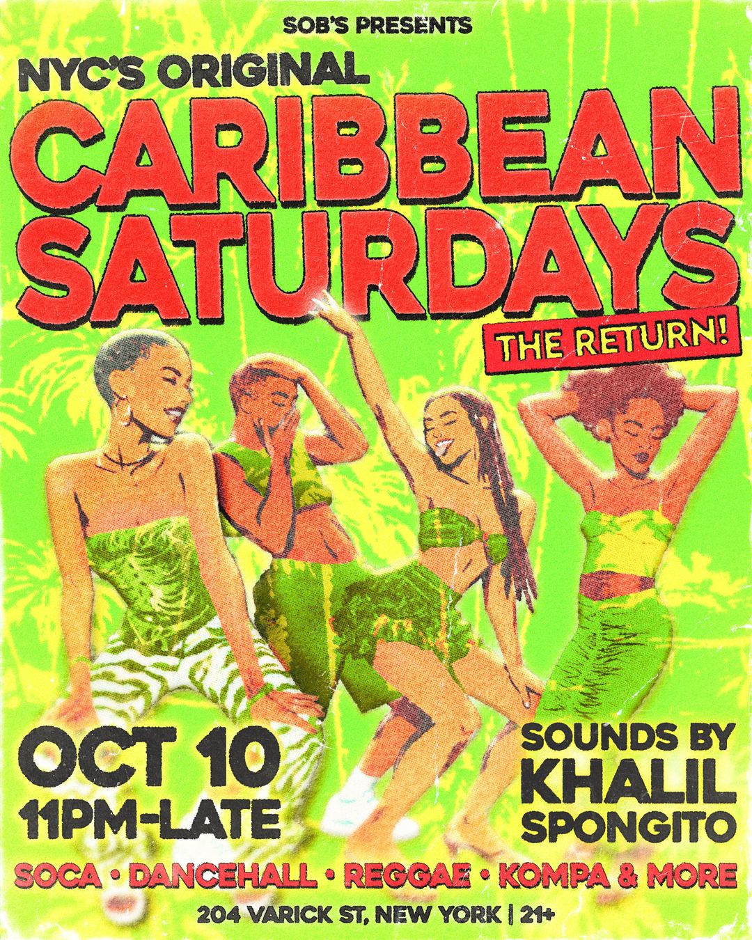 NYC's Original Caribbean Saturdays: the Return!