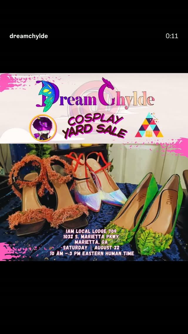 Dream Chylde Cosplay Yard Sale, Sat, Aug 22, IAM Local Lodge 709