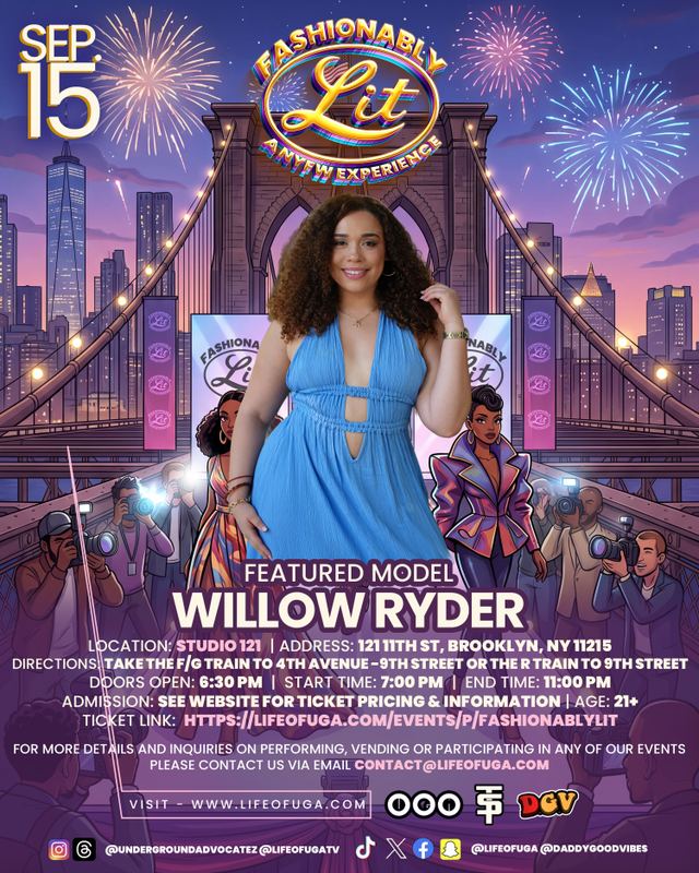Fashionably Lit: a Fashion Week Experience, Tue, Sep 15, Studio 121, Brooklyn