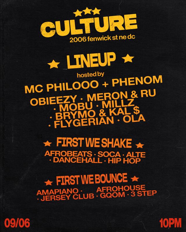 One Last Dance, Sun, Sep 6, CULTURE, Ivy City