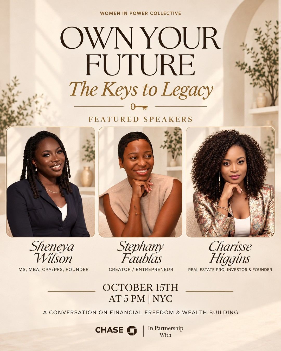 Own Your Future: the Keys to Legacy