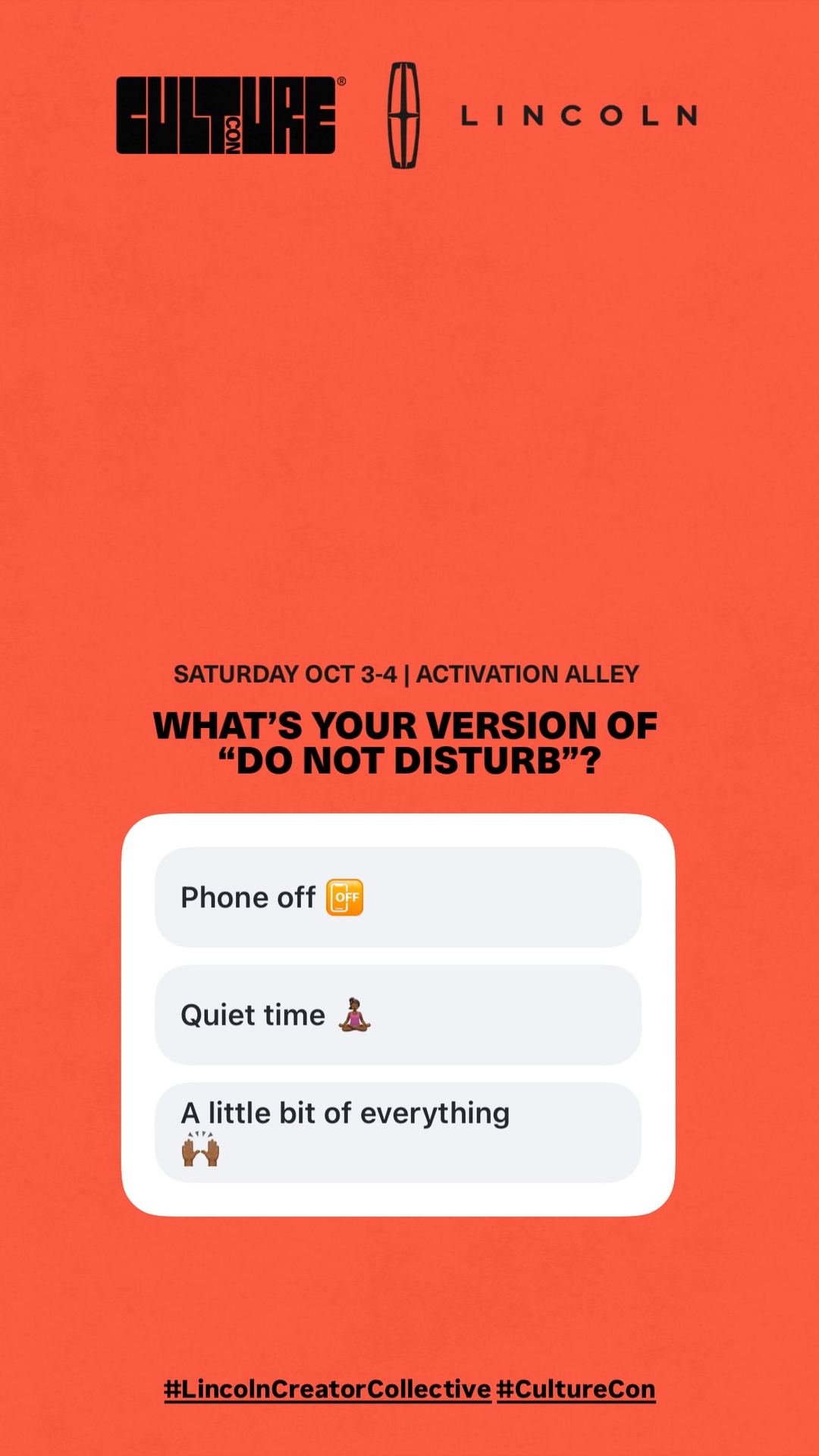 What's Your Version of "Do Not Disturb"?