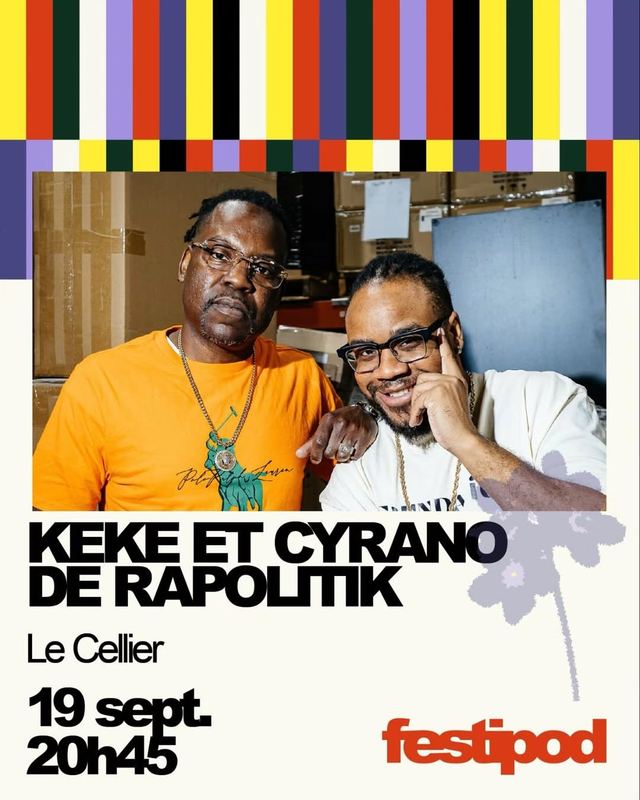 KEKE ET CYRANO DE RAPOLITIK, Sat, Sep 19, Le Cellier
