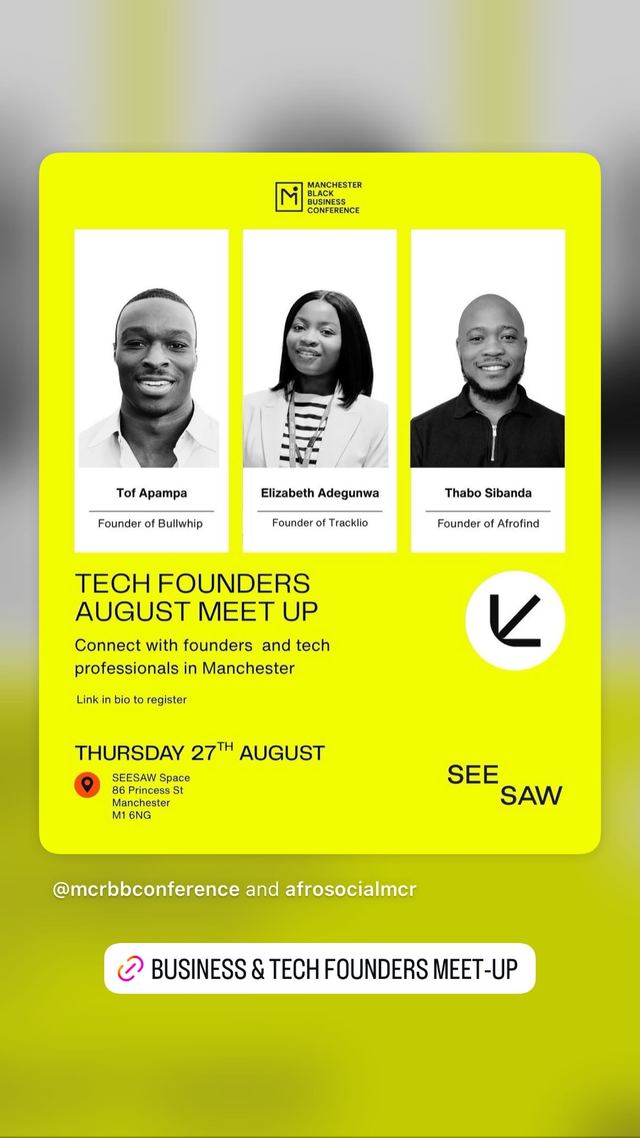 Tech Founders August Meet Up, Thu, Aug 27, SEESAW Space