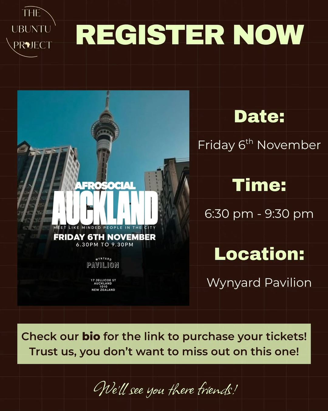 Afrosocial Auckland — flyer 3