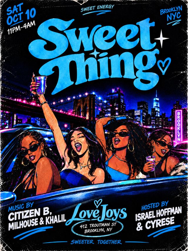 Sweet Thing, Sat, Oct 10, Lovejoys, Bushwick