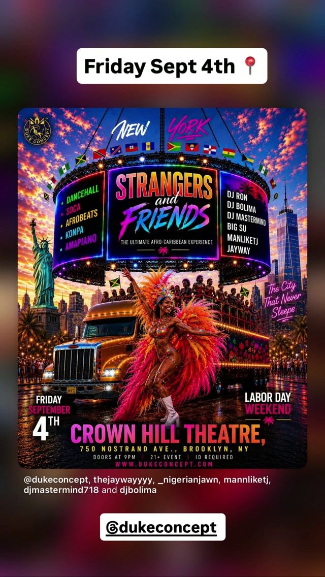 Strangers and Friends, Fri, Sep 4, Crown Hill Theatre, Crown Heights
