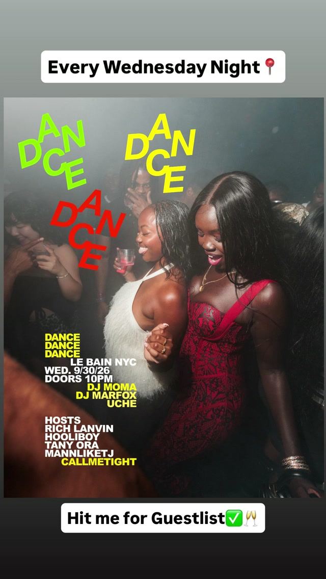 DANCE DANCE DANCE, Wed, Sep 30, Le Bain, Meatpacking
