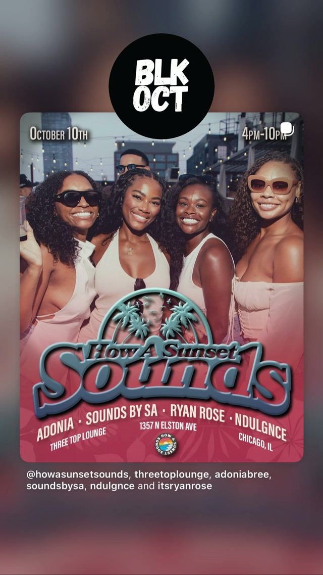 How A Sunset Sounds, Sat, Oct 10, Three Top Lounge, West Town