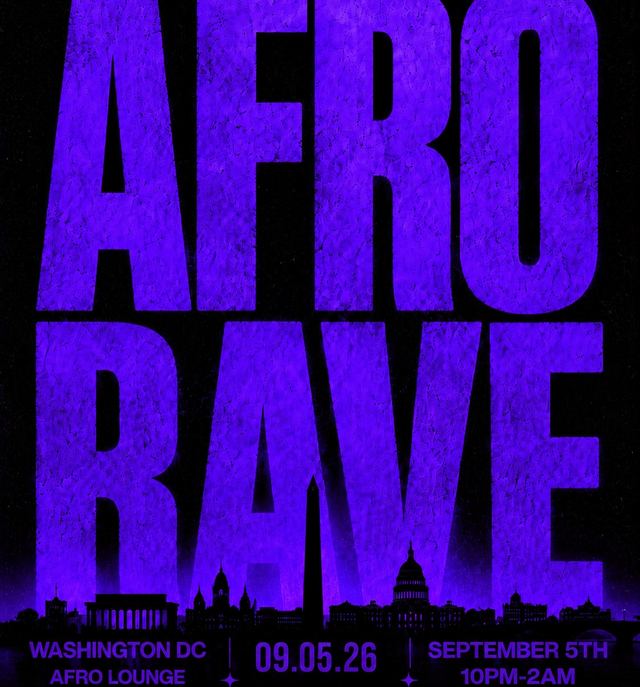 AFRO RAVE, Sat, Sep 5, AFRO LOUNGE