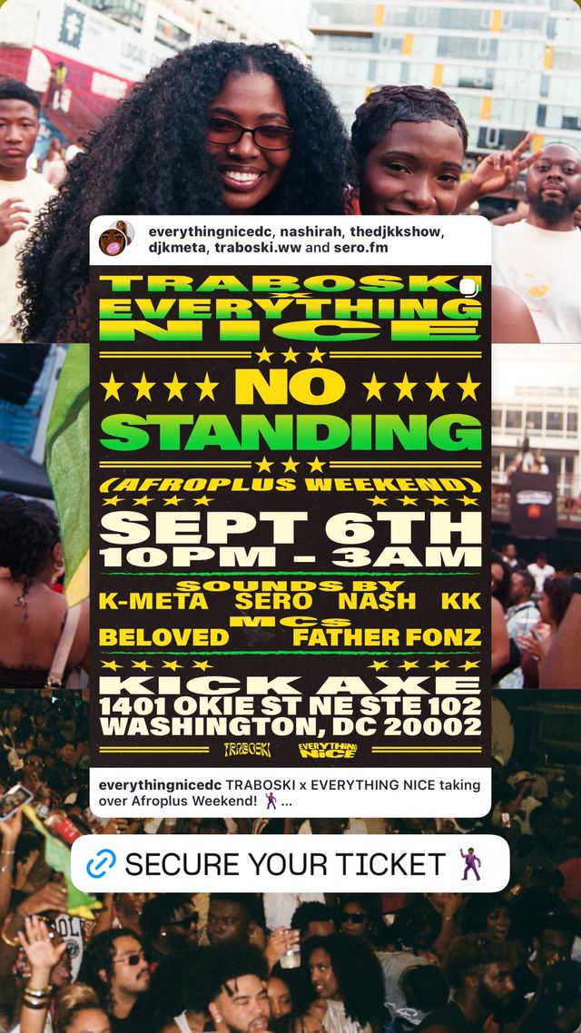 EVERYTHING NICE, Sun, Sep 6, Kick Axe DC (Throw Social Ground Floor), Ivy City