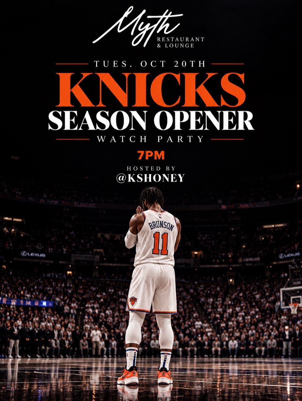 Knicks Season Opener Watch Party