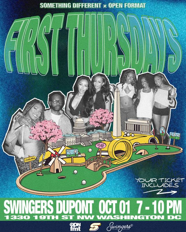 First Thursdays, Thu, Oct 1, Swingers Dupont, Dupont Circle
