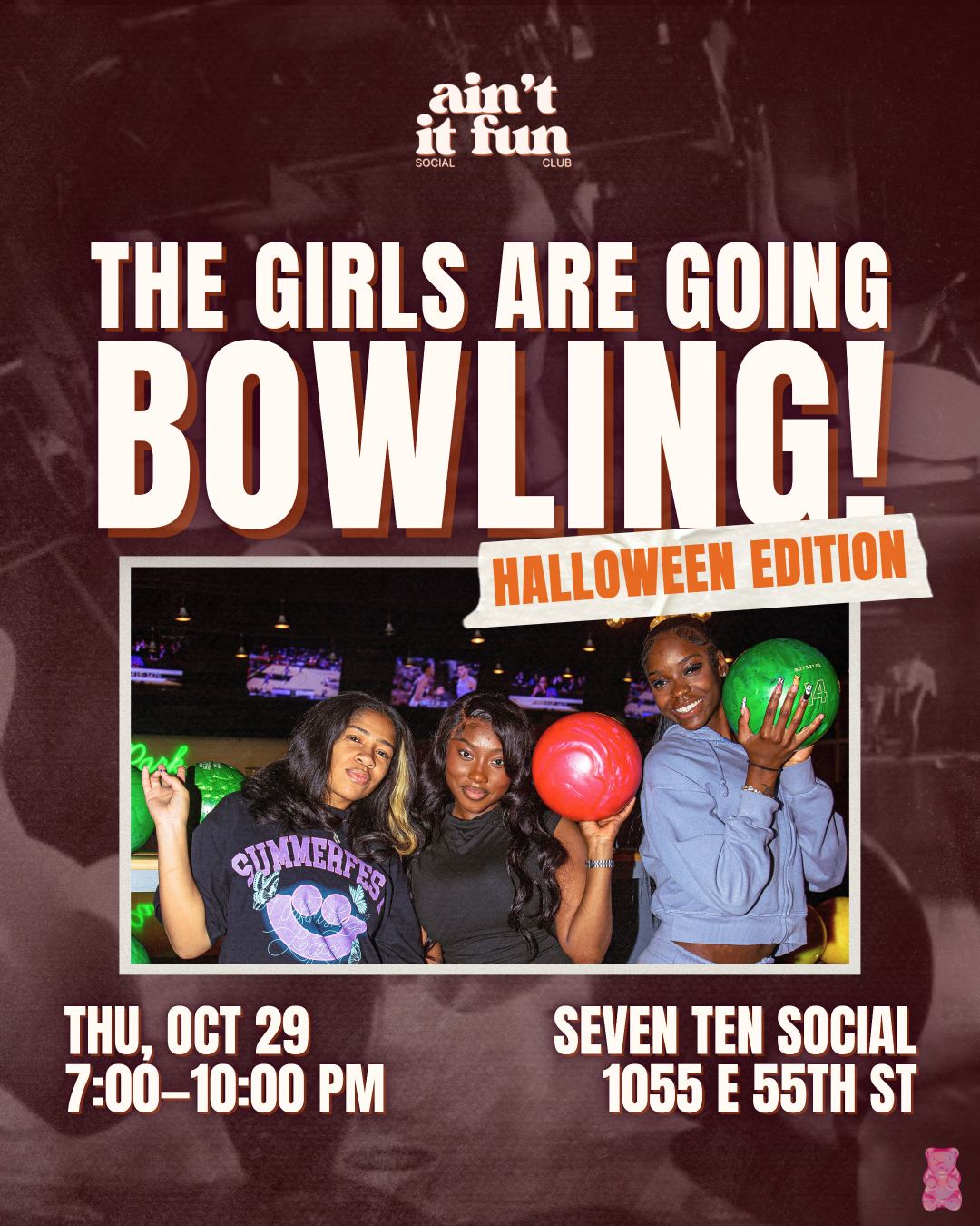 THE GIRLS ARE GOING BOWLING! HALLOWEEN EDITION