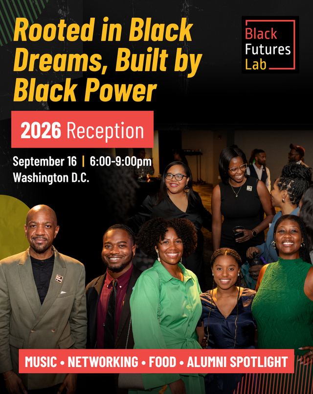 Rooted in Black Dreams, Built by Black Power 2026 Reception, Wed, Sep 16