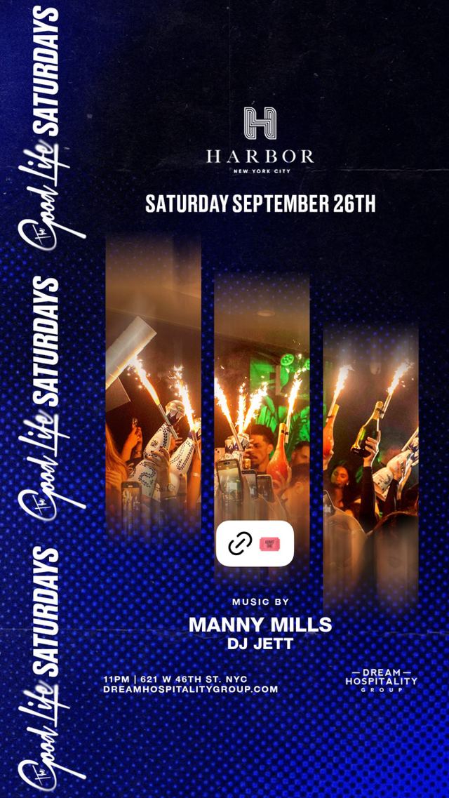 The Good Life Saturdays, Sat, Sep 26, Harbor New York City, Hell's Kitchen