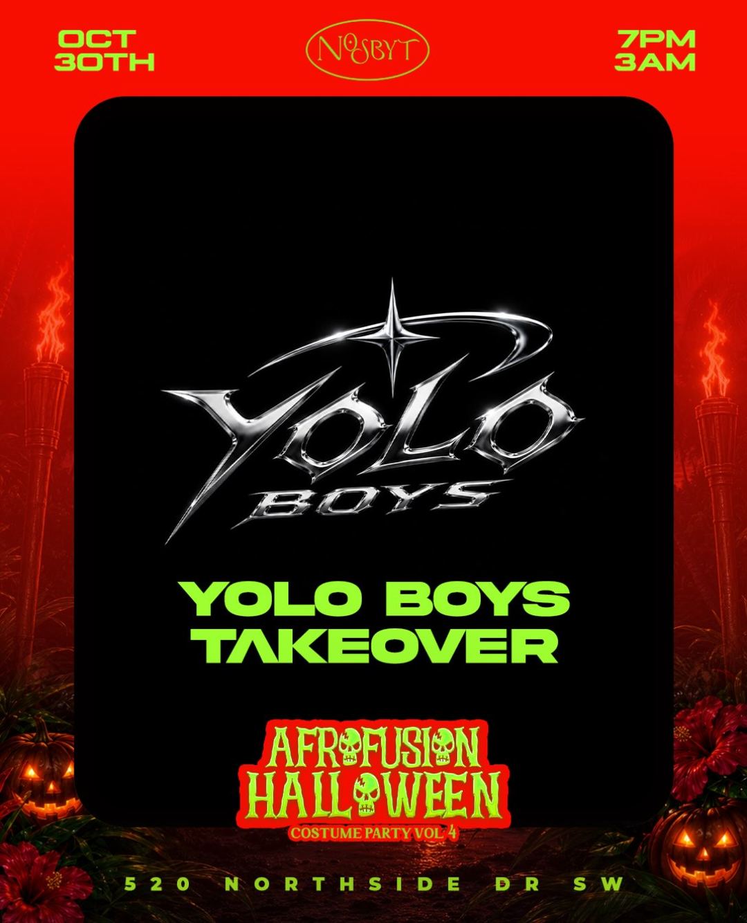 Afrofusion Halloween Costume Party Vol. 4: YOLO Boys Takeover