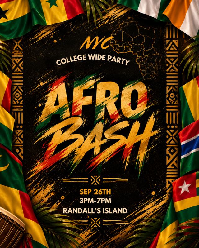 AFRO BASH, Sat, Sep 26, Randall's Island, Manhattan