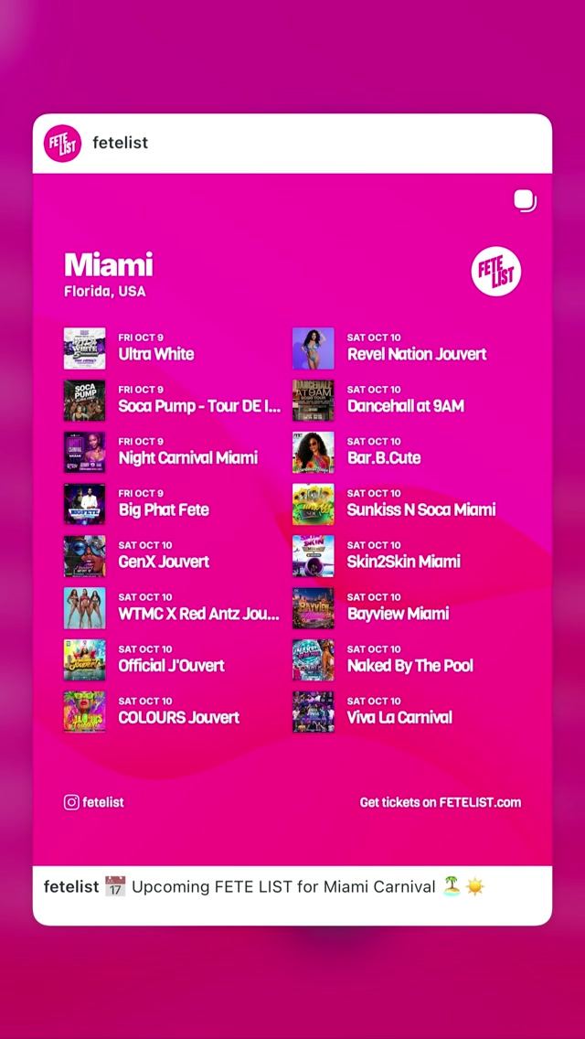 Soca Pump - Tour DE Islands