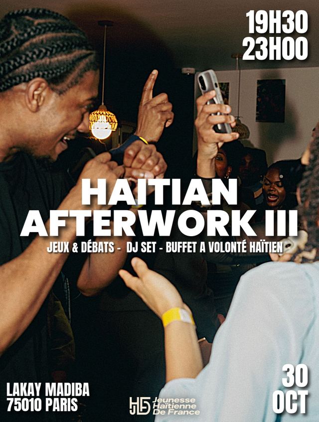 Haitian Afterwork III, Fri, Oct 30, Lakay Madiba