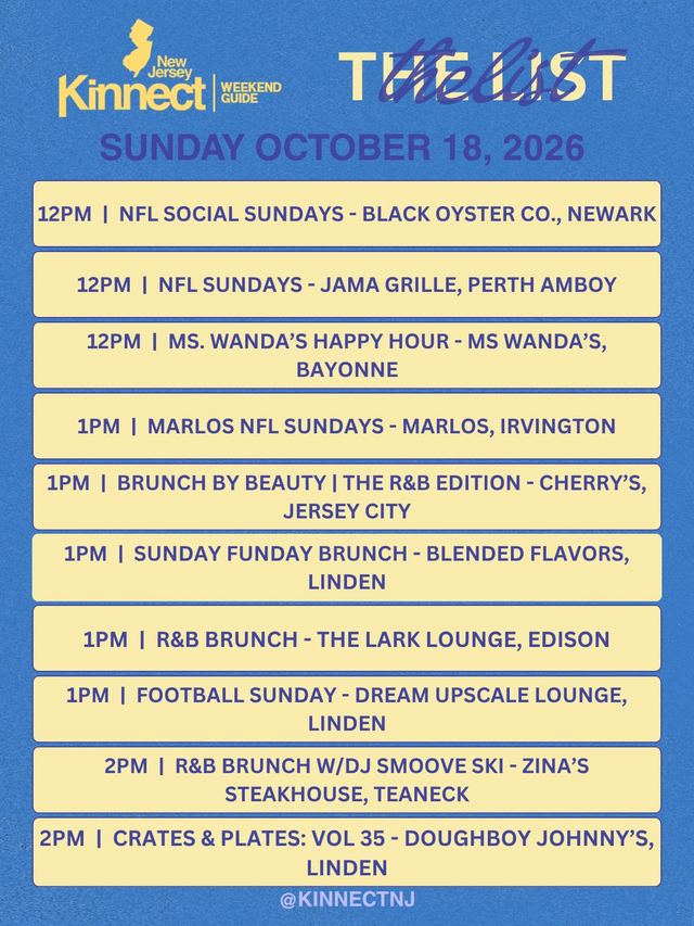 R&B BRUNCH W/DJ SMOOVE SKI, Sun, Oct 18, ZINA'S STEAKHOUSE
