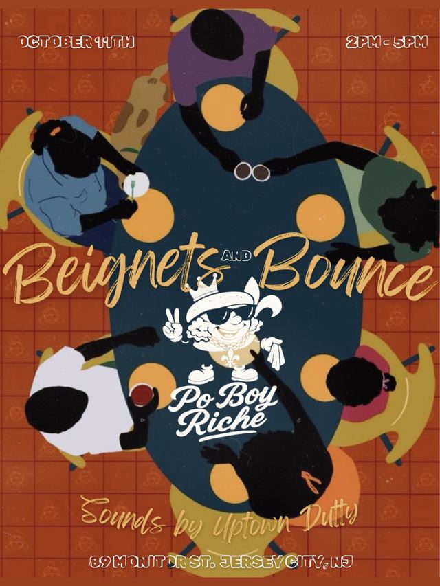 Beignets and Bounce, Sun, Oct 11, Po Boy Riche