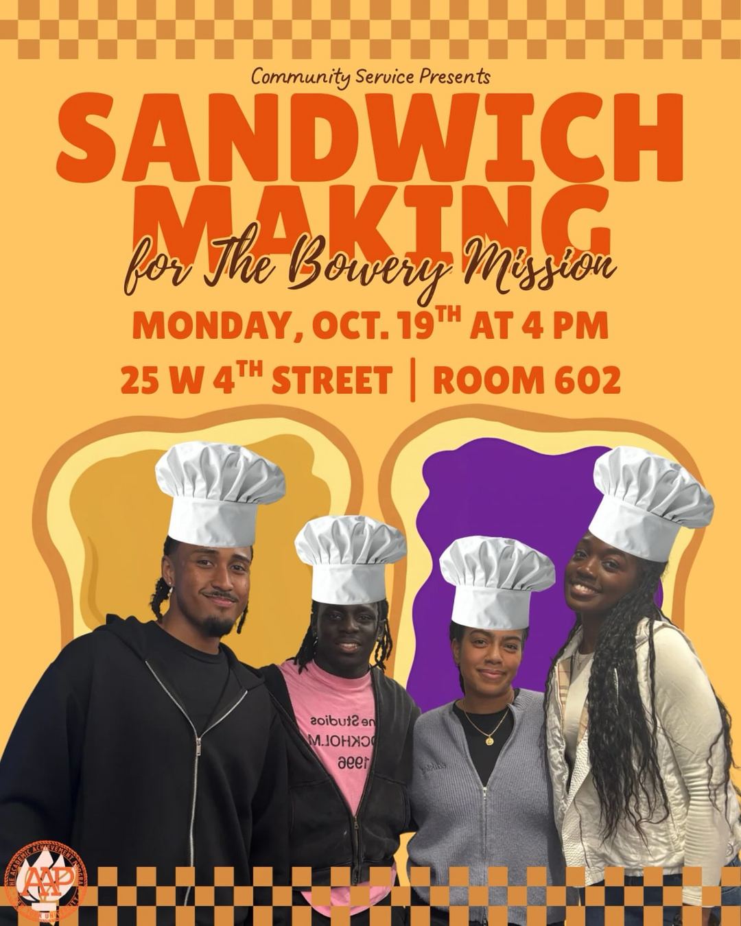 SANDWICH MAKING for the Bowery Mission — flyer 2