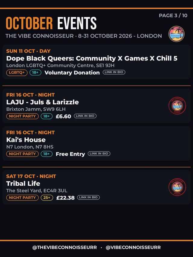 Kai's House, Fri, Oct 16, N7 London