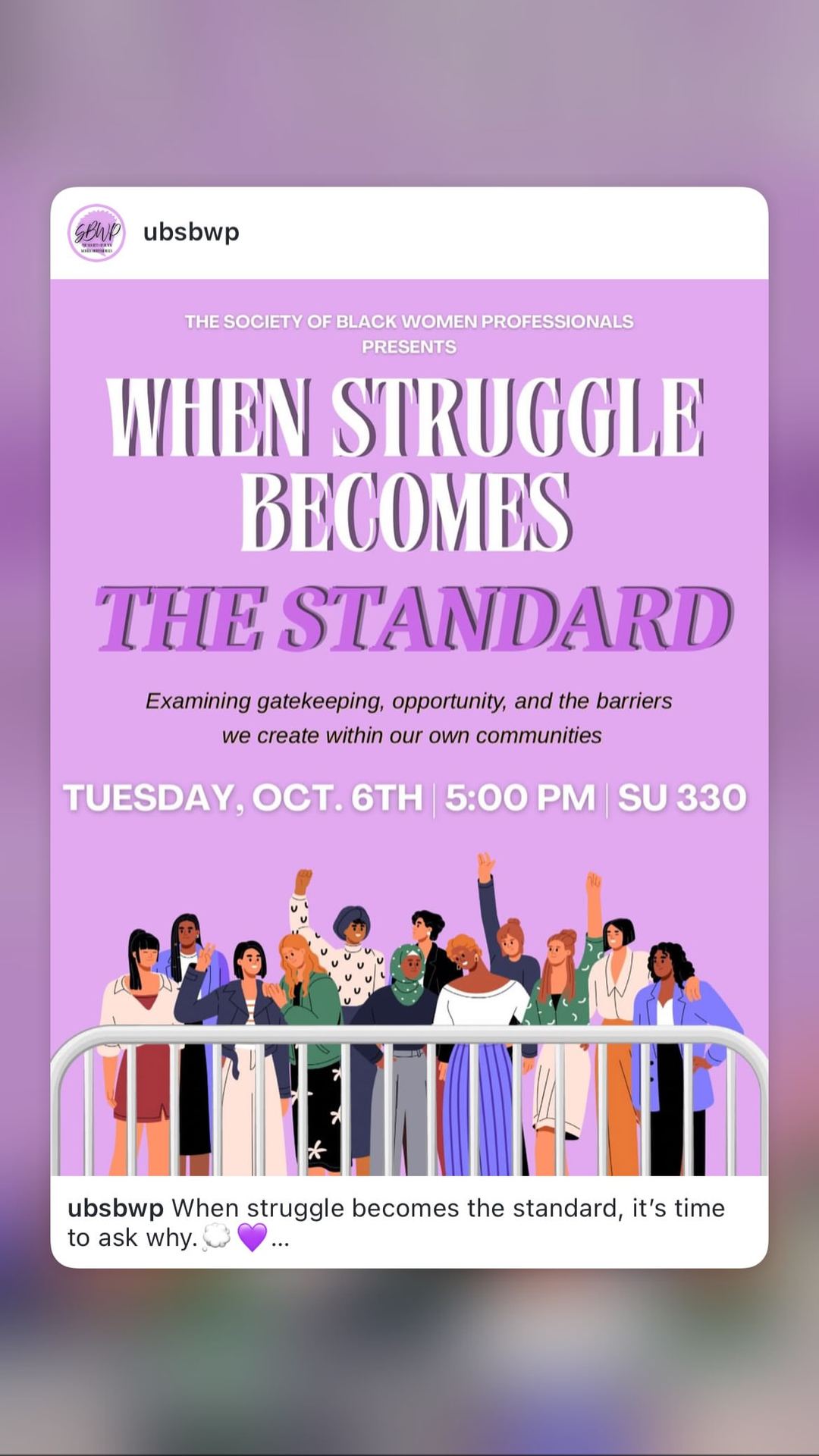 When Struggle Becomes The Standard