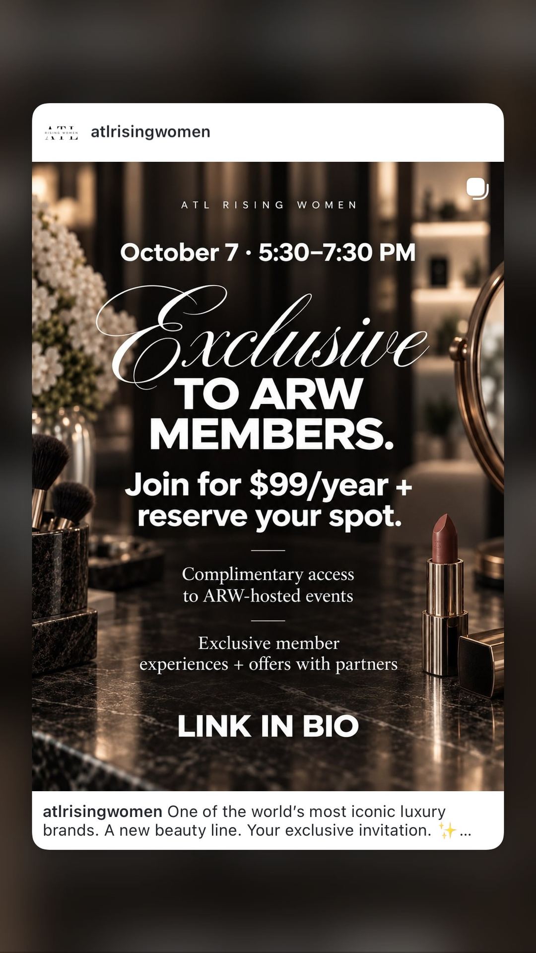 Exclusive TO ARW MEMBERS.