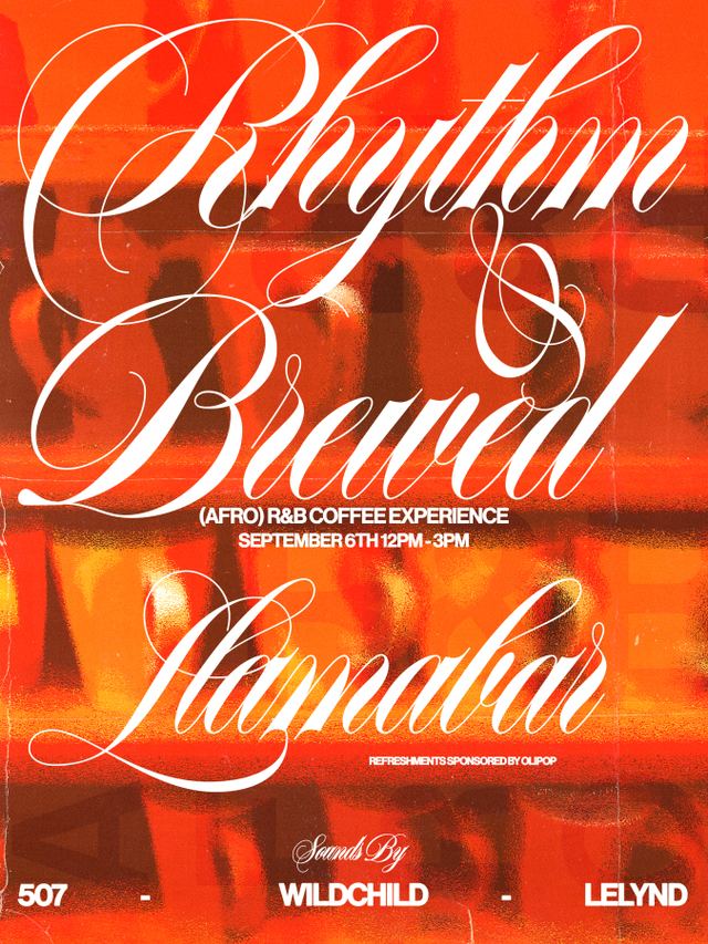 Rhythm & Brewed, Sun, Sep 6, Llamabar Cafe, Southeast Washington