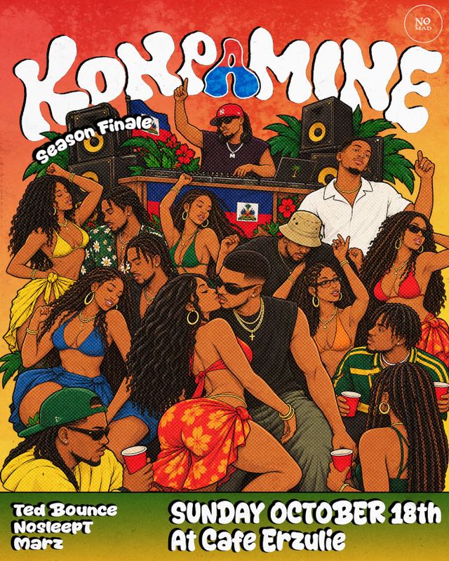 Konpamine, Sun, Oct 18, Cafe Erzulie, Brooklyn, Brooklyn