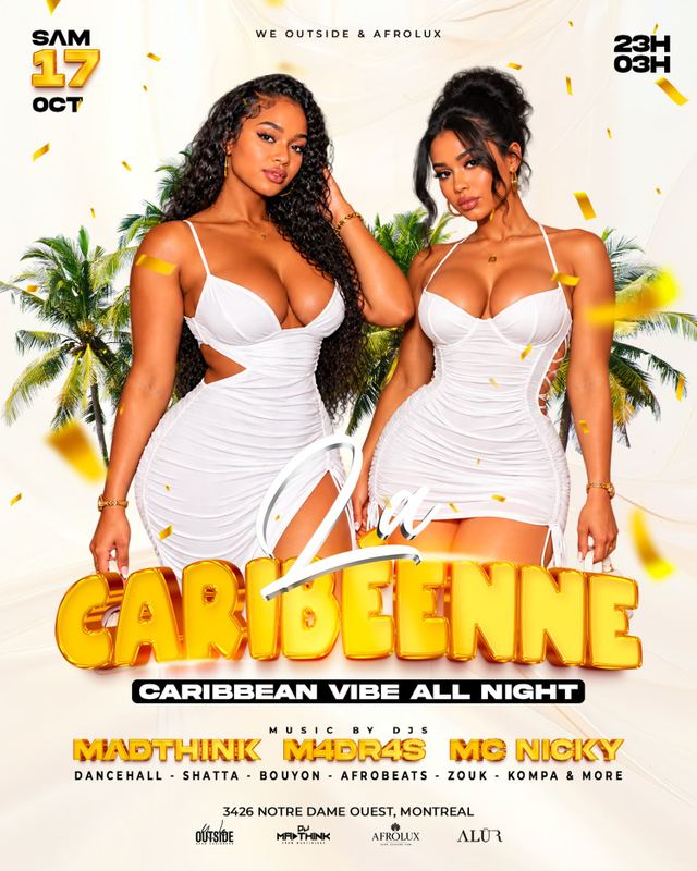 La Caribéenne, Sat, Oct 17, Alur, Saint-Henri