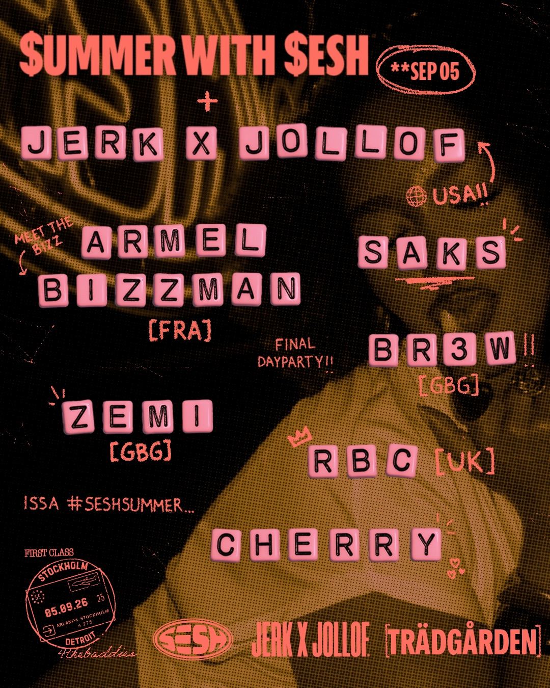 Summer with $esh X Jerk X Jollof