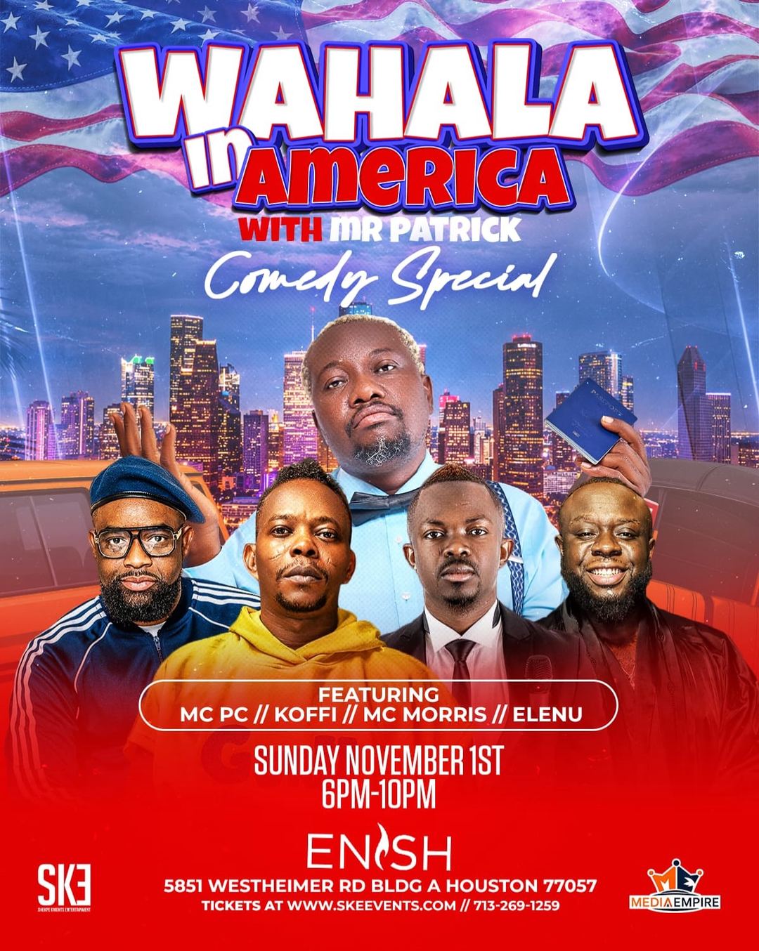 Wahala in America with Mr Patrick Comedy Special