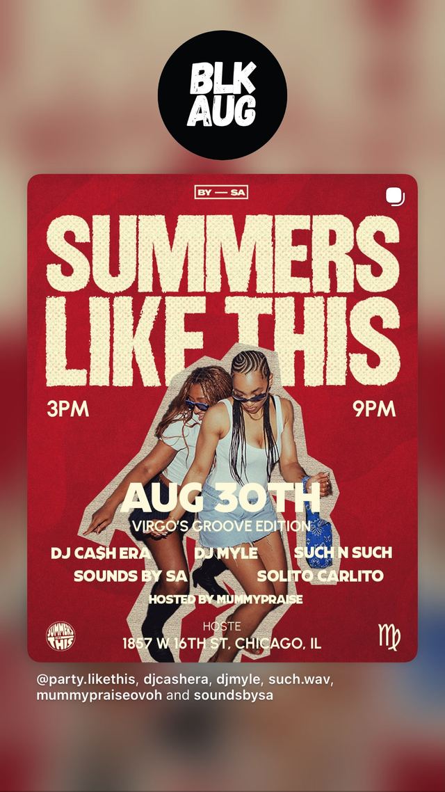 SUMMERS LIKE THIS, Sun, Aug 30, Hoste Cocktails, Pilsen
