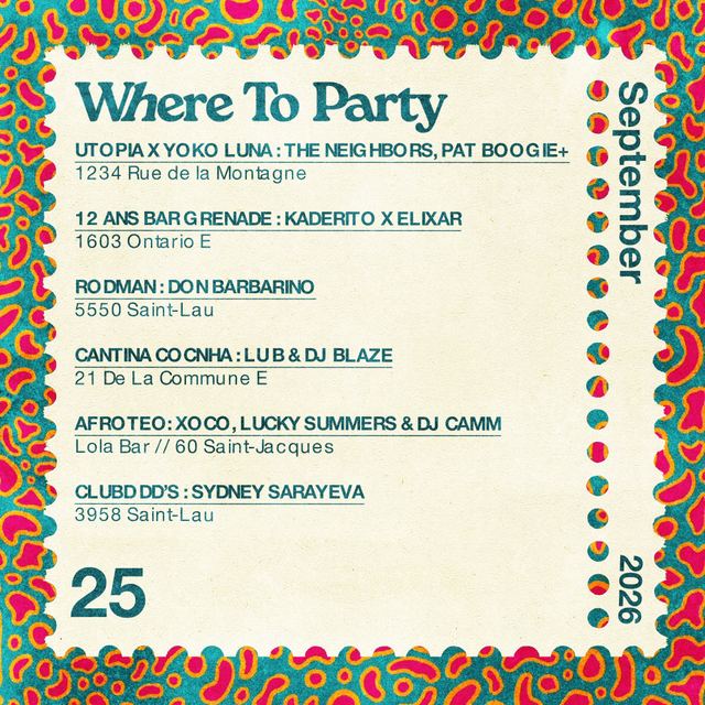 12 Ans Bar Grenade: Kaderito x Elixar, Fri, Sep 25, Bar Grenade