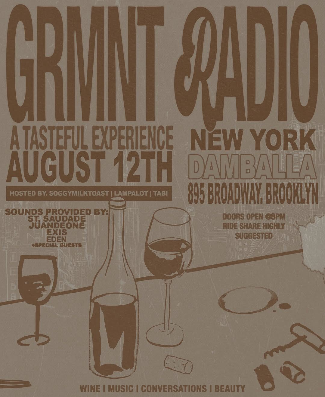 Grmnt Radio a Tasteful Experience New York