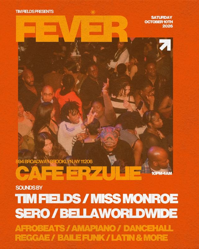 Fever, Sat, Oct 10, Cafe Erzulie, Bushwick