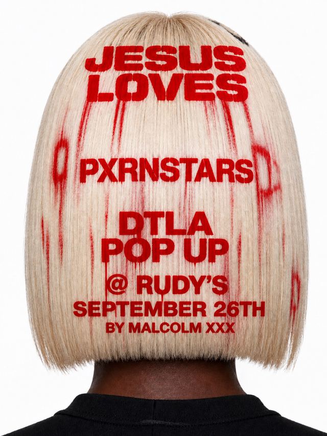 Jesus Loves Pxrnstars DTLA Pop Up, Sat, Sep 26, Rudy's, Downtown Los Angeles