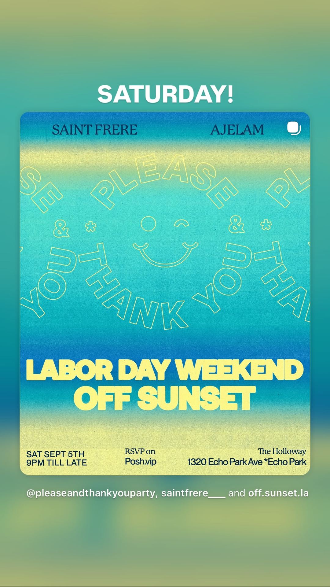 LABOR DAY WEEKEND OFF SUNSET