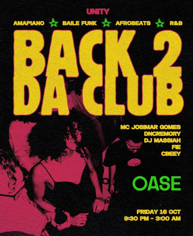 Back 2 DA Club, Fri, Oct 16, Oase