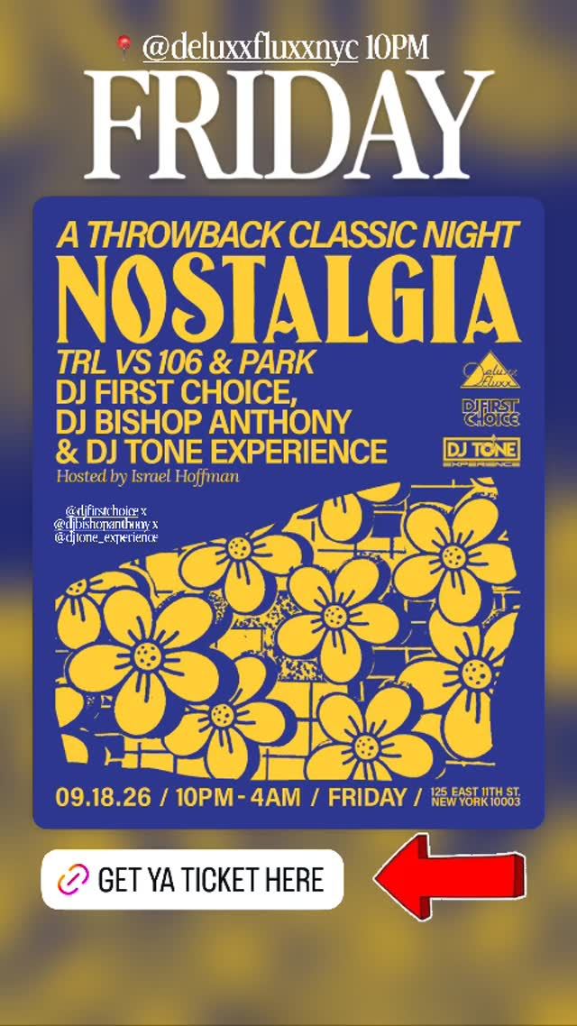 Nostalgia: A Throwback Classic Night — flyer 2