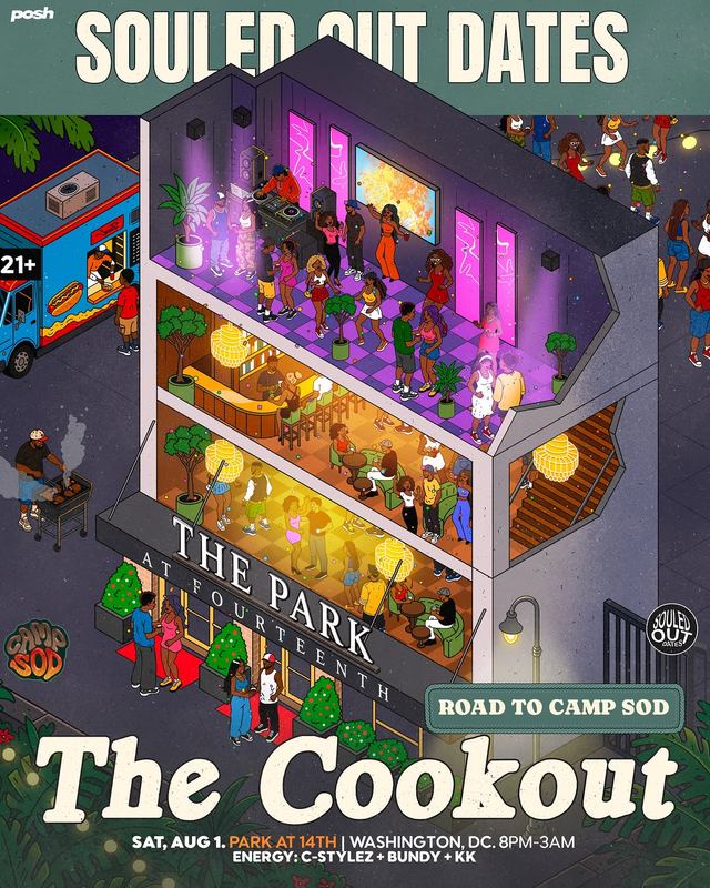 The Cookout, Sat, Aug 1, Park at 14th, Downtown